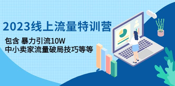 2023线上流量特训营：中小卖家流量破局技巧等等小鳄启创-网创项目资源站-副业项目-创业项目-搞钱项目小鳄启创