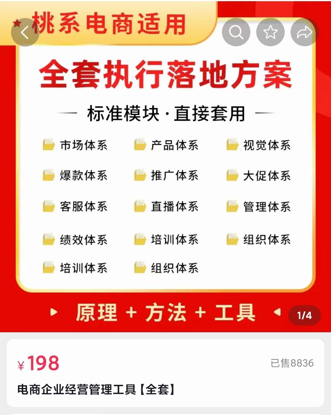 外面卖198·电商企业经营管理工具：全套执行落地方案 标准模块·直接套用小鳄启创-网创项目资源站-副业项目-创业项目-搞钱项目小鳄启创