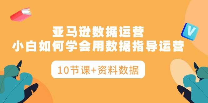 亚马逊数据运营，小白如何学会用数据指导运营（10节课+资料数据）小鳄启创-网创项目资源站-副业项目-创业项目-搞钱项目小鳄启创