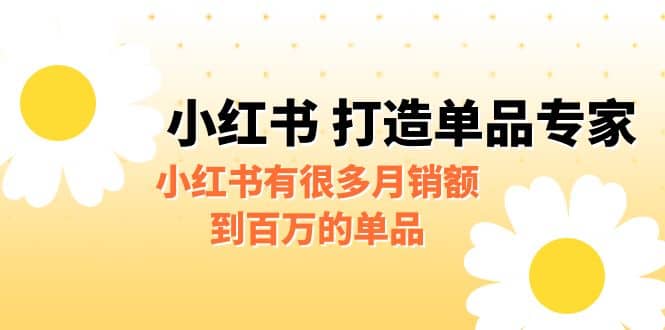 某公众号付费文章《小红书 打造单品专家》小红书有很多月销额到百万的单品小鳄启创-网创项目资源站-副业项目-创业项目-搞钱项目小鳄启创