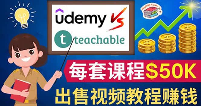 制作出售视频课程并快速进行粉丝变现的方法，轻松获利5万美元以上小鳄启创-网创项目资源站-副业项目-创业项目-搞钱项目小鳄启创