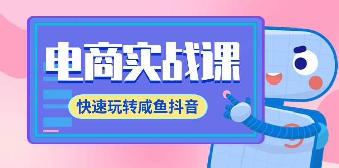 电商实战课，快速玩转咸鱼抖音，全体系全流程精细化咸鱼电商运营-71节课小鳄启创-网创项目资源站-副业项目-创业项目-搞钱项目小鳄启创