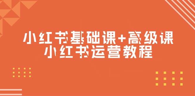 小红书基础课+高级课-小红书运营教程（53节视频课）小鳄启创-网创项目资源站-副业项目-创业项目-搞钱项目小鳄启创
