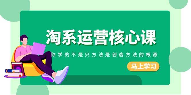 淘系-运营核心课，你学的不是只方法是创造方法的根源（190节课）小鳄启创-网创项目资源站-副业项目-创业项目-搞钱项目小鳄启创