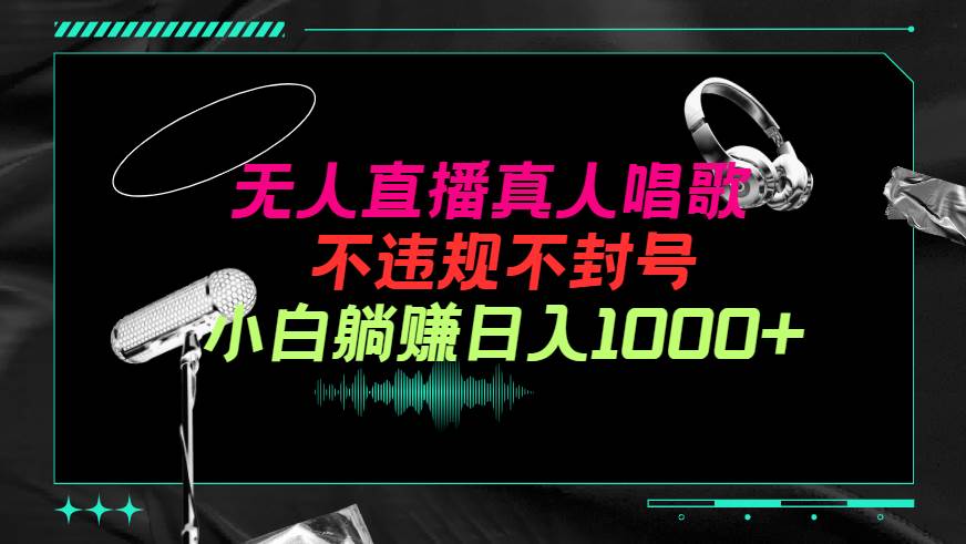 抖音24小时无人直播音乐，不违规，不封号纯撸音浪，小白实操当天日入1000+小鳄启创-网创项目资源站-副业项目-创业项目-搞钱项目小鳄启创